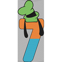 Cartoon letters-CL 193